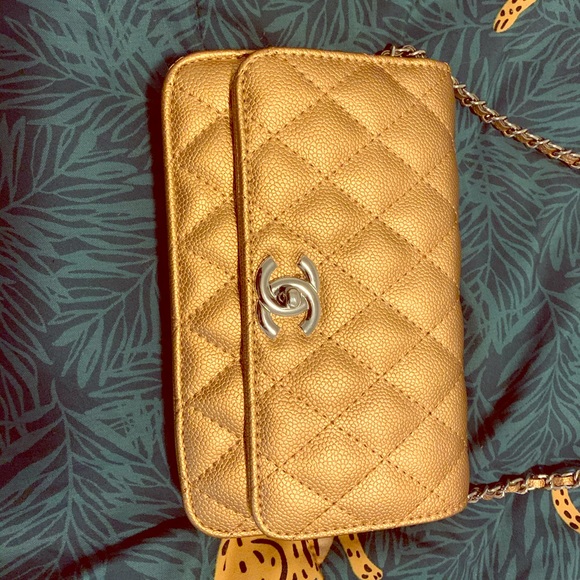 Gold Crossbody Bag - Picture 1 of 1